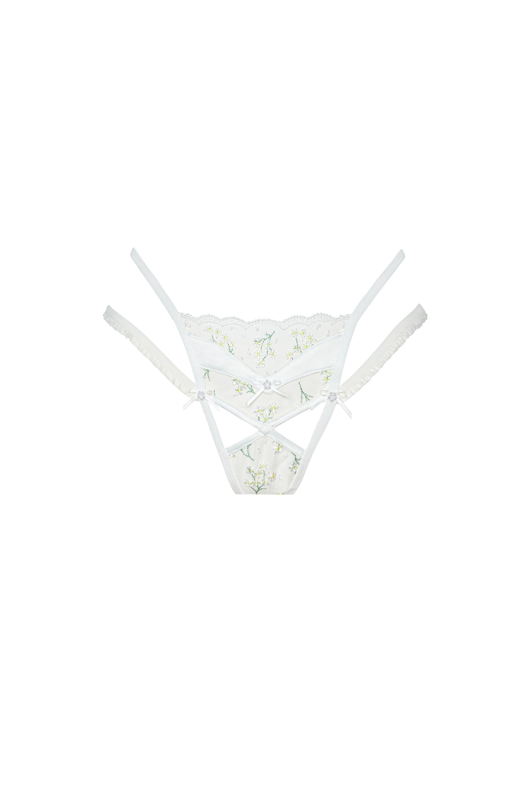 Baby's Breath Thong Panty — Ivory