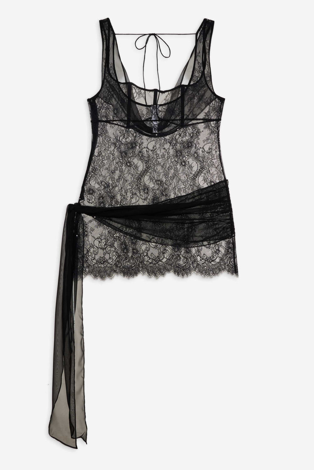 Sonja Slip Dress — Black