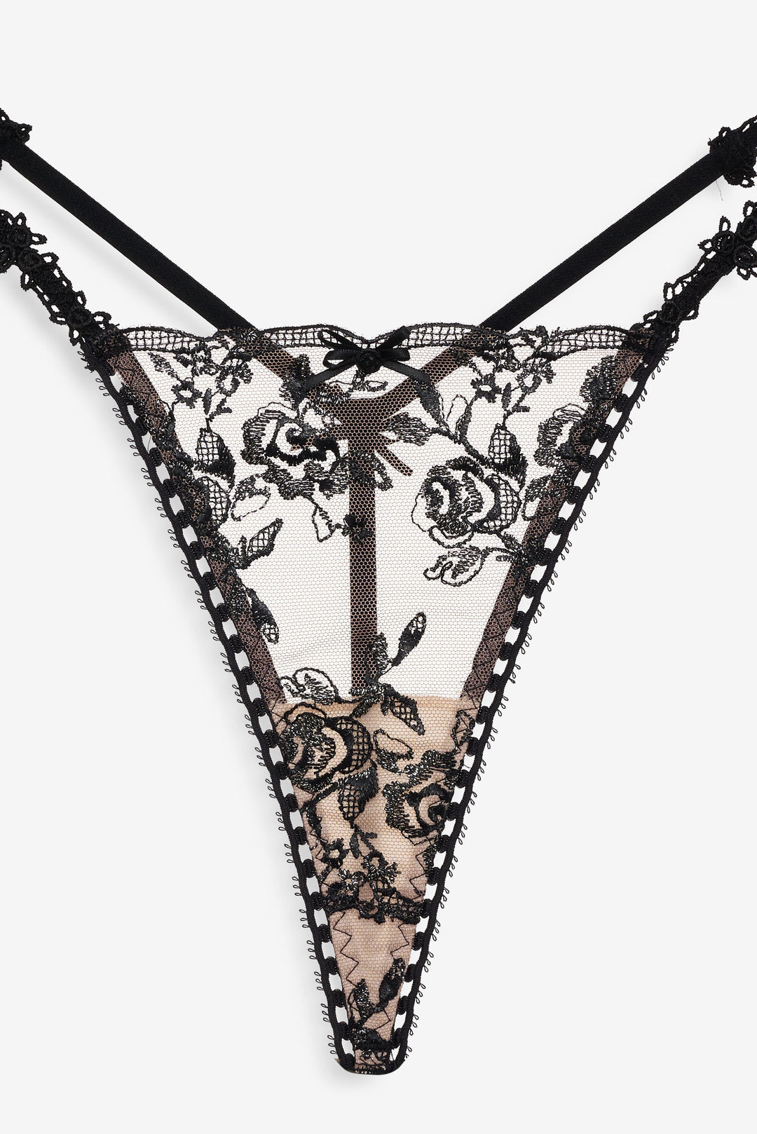 Sonia G String Panty — Black