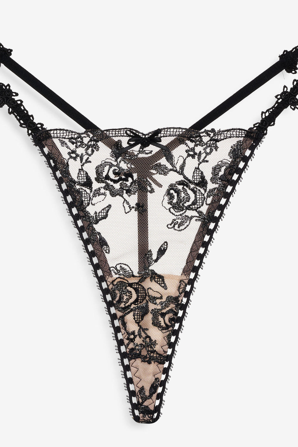 Sonia G String Panty — Black