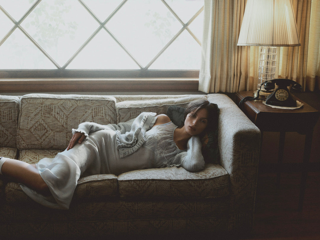 Mia Soft Knit Cardigan — Grey