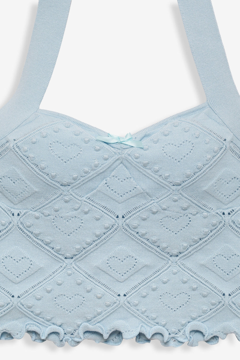 Coco Knit Tank — Baby Blue