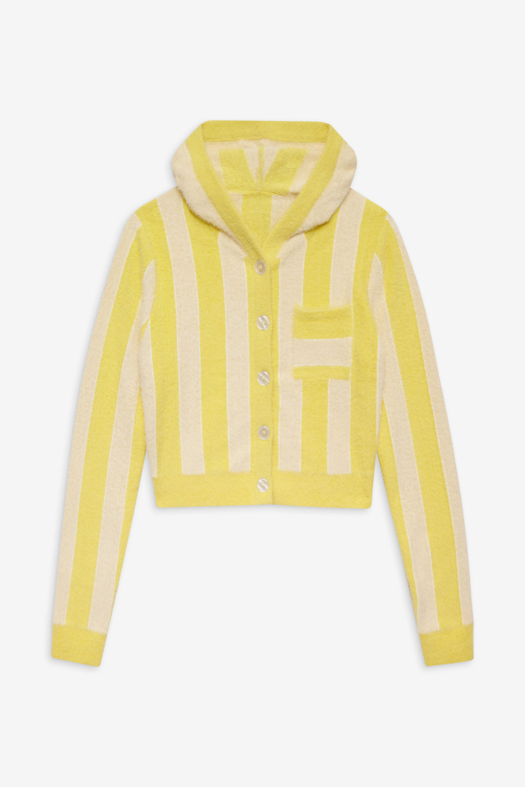 Sleepy Stripe Hoodie — Yellow