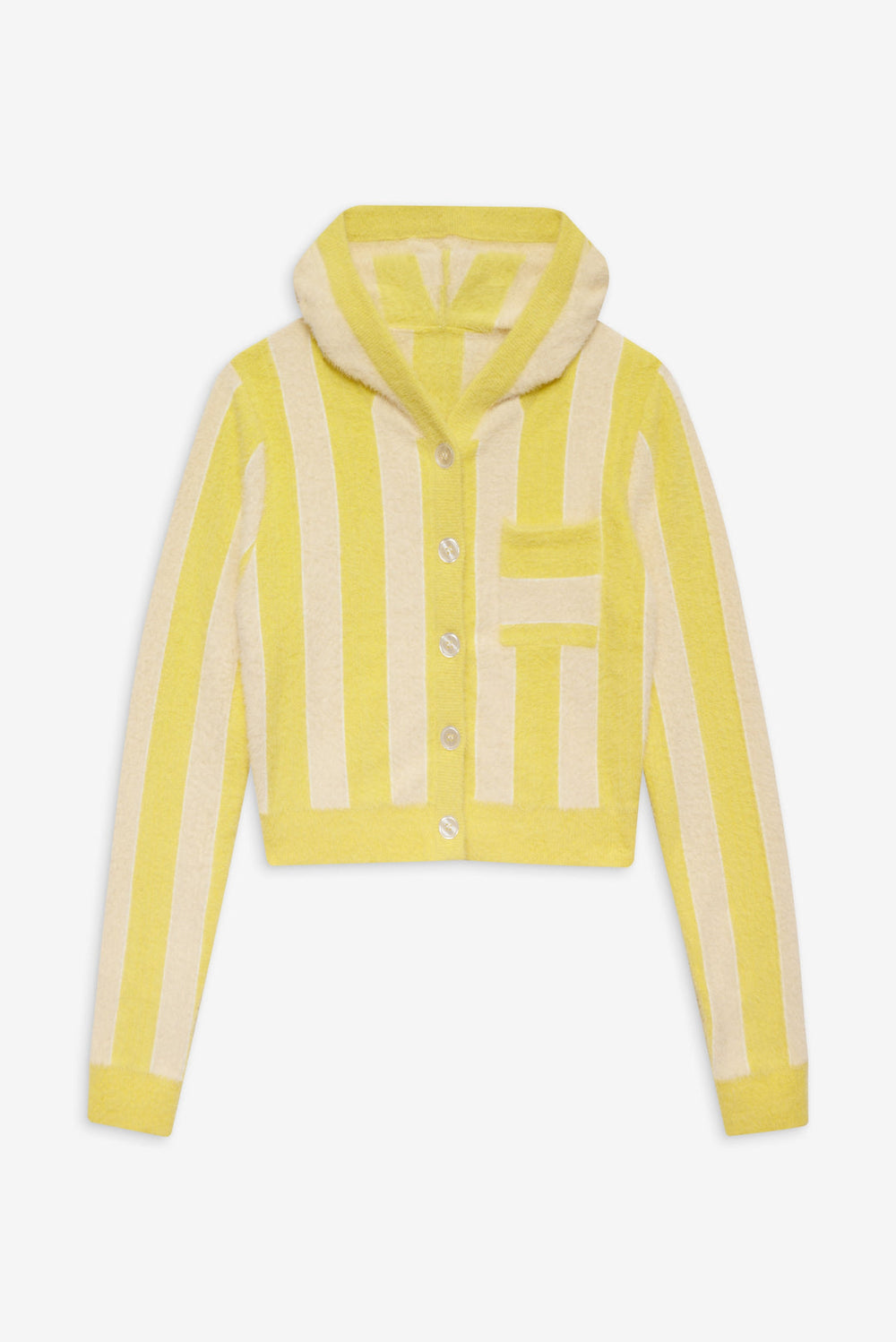 Sleepy Stripe Hoodie — Yellow