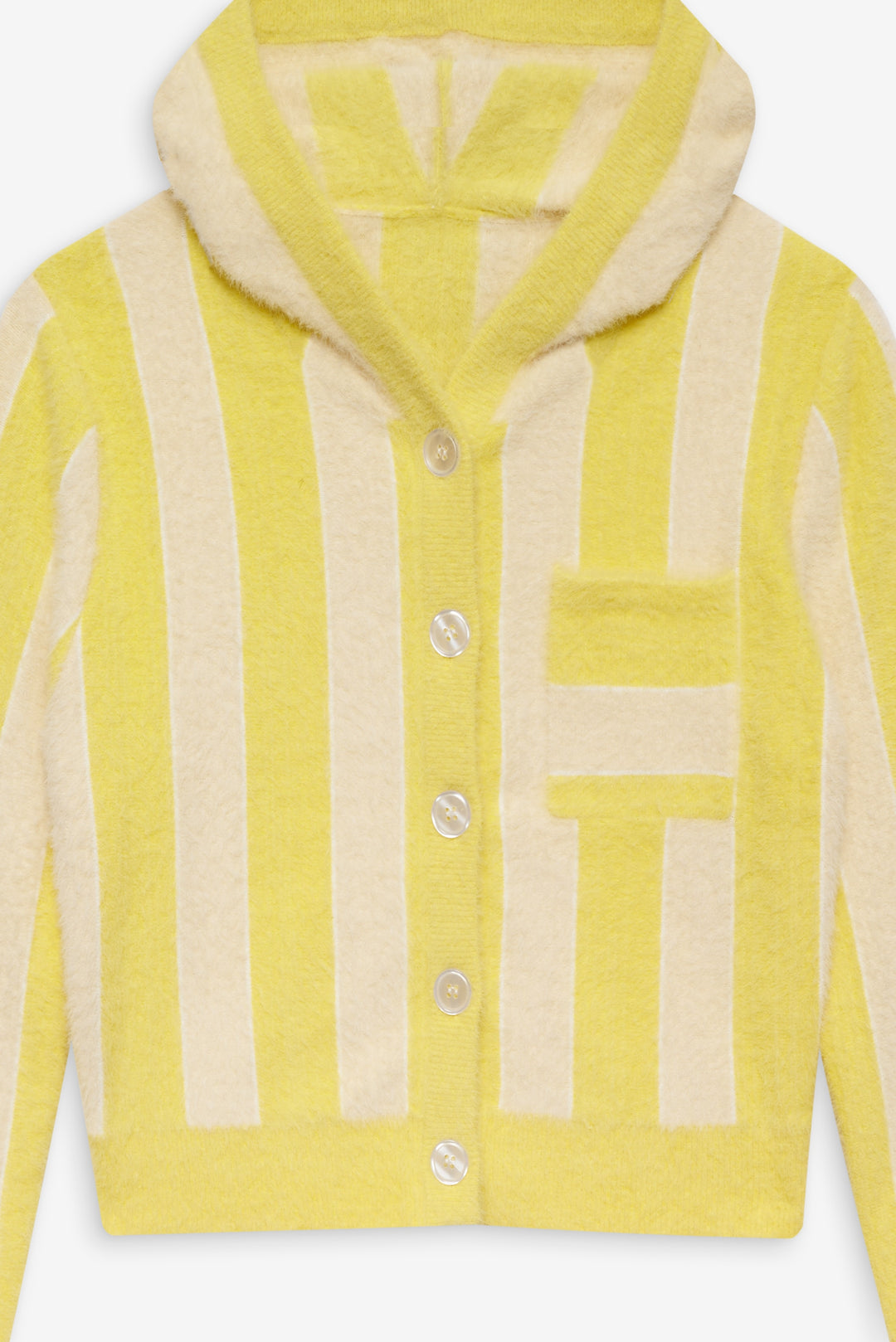 Sleepy Stripe Hoodie — Yellow