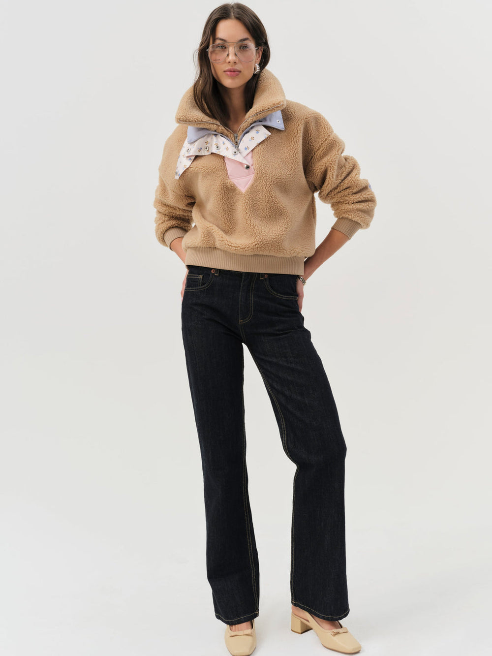 Caitlyn Pullover Sweater — CAMEL