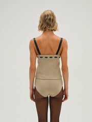 Beverly Knit Panty — Tan