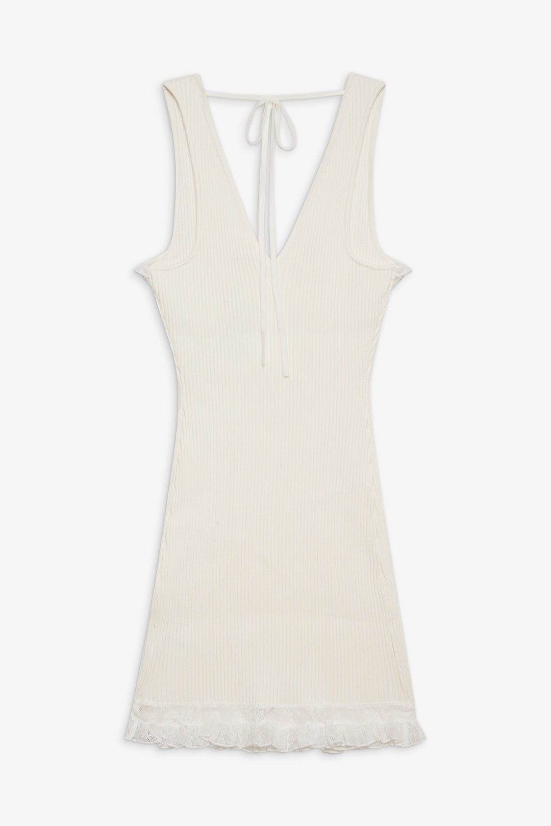 Lyon Knit Mini Dress — White