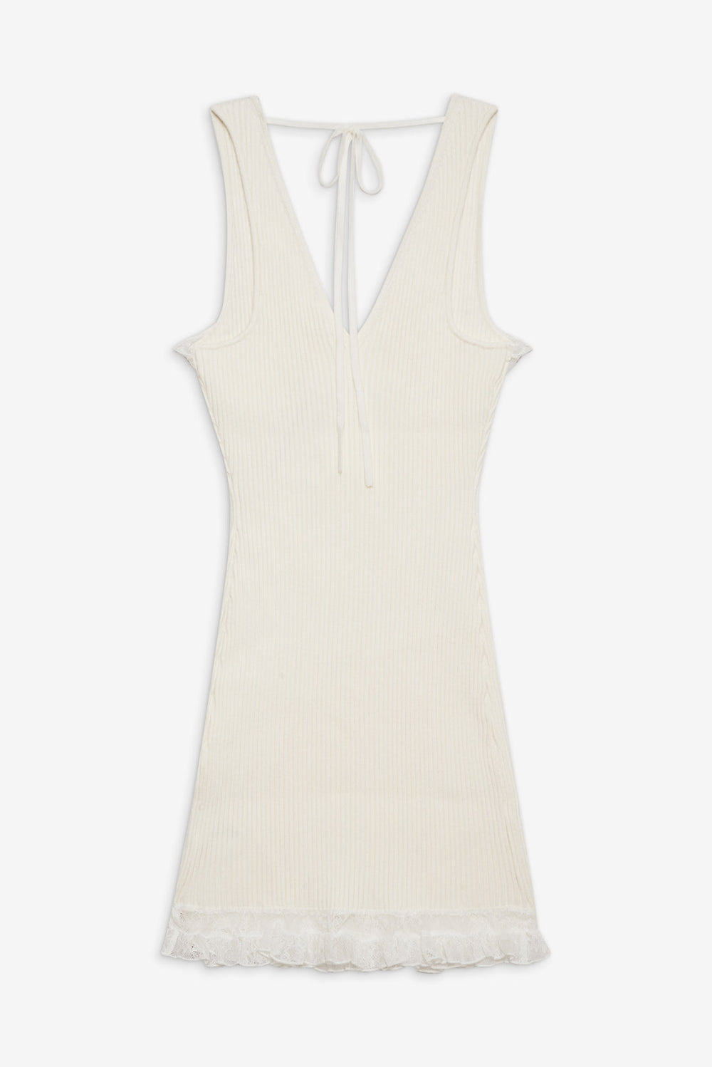 Lyon Knit Mini Dress — White