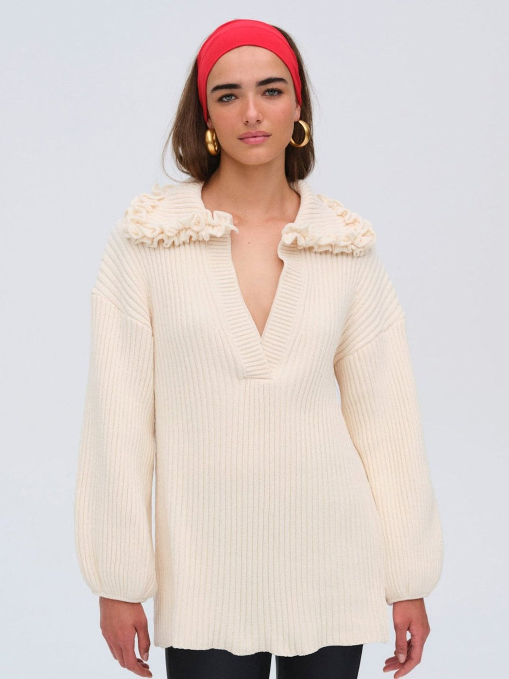 Rey Knit Tunic — Cream