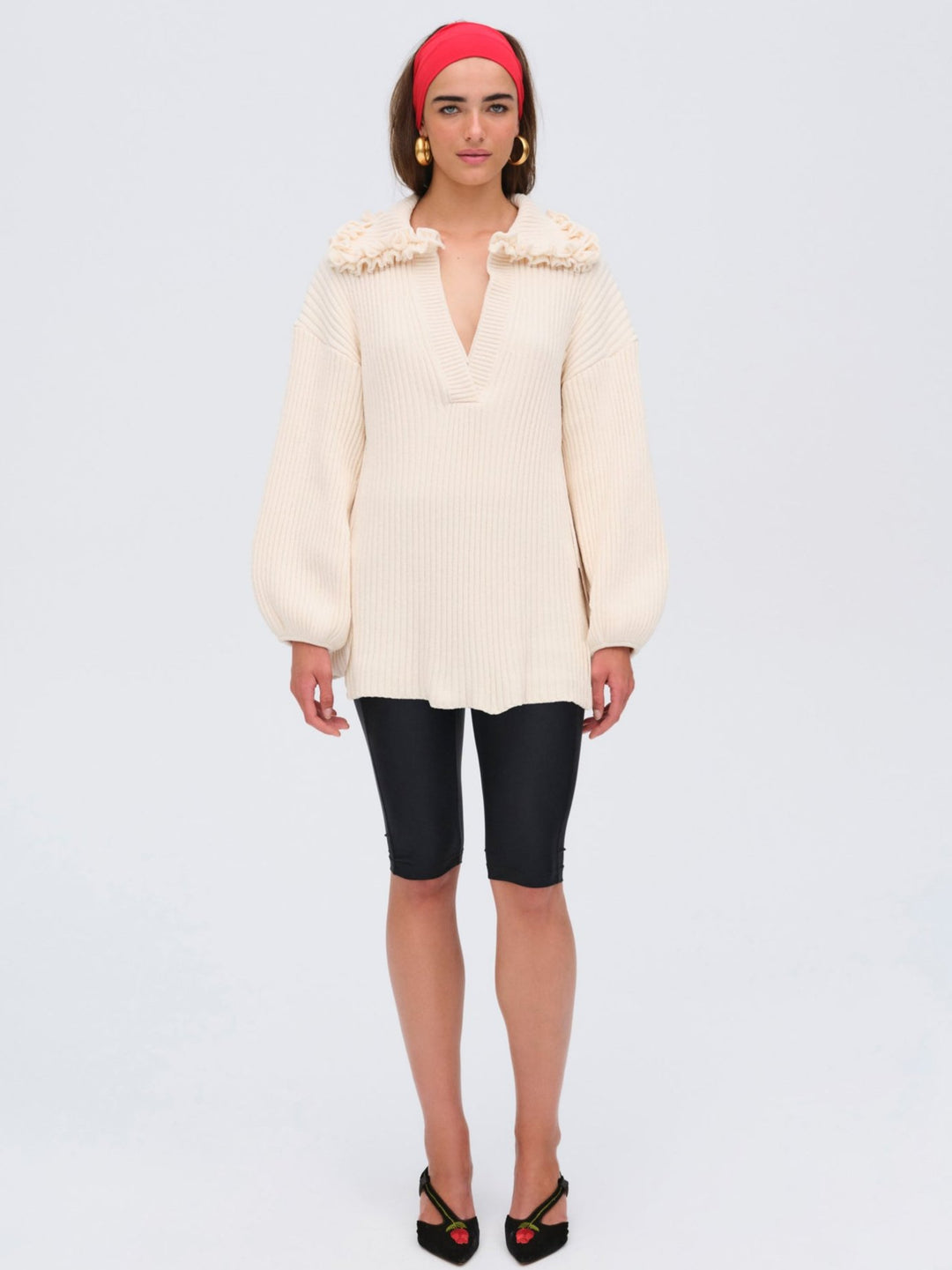 Rey Knit Tunic — Cream