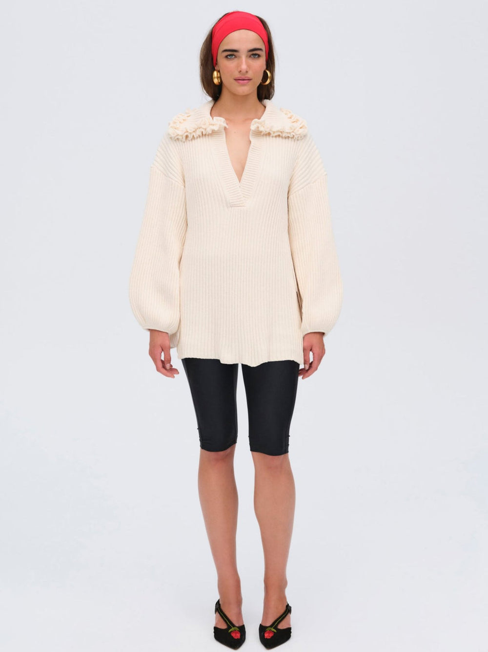 Rey Knit Tunic — Cream