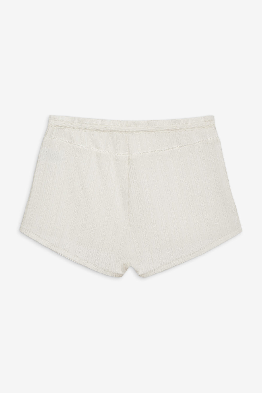 Allison Pointelle Short — White