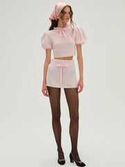 Beverly Mini Skirt — Pink