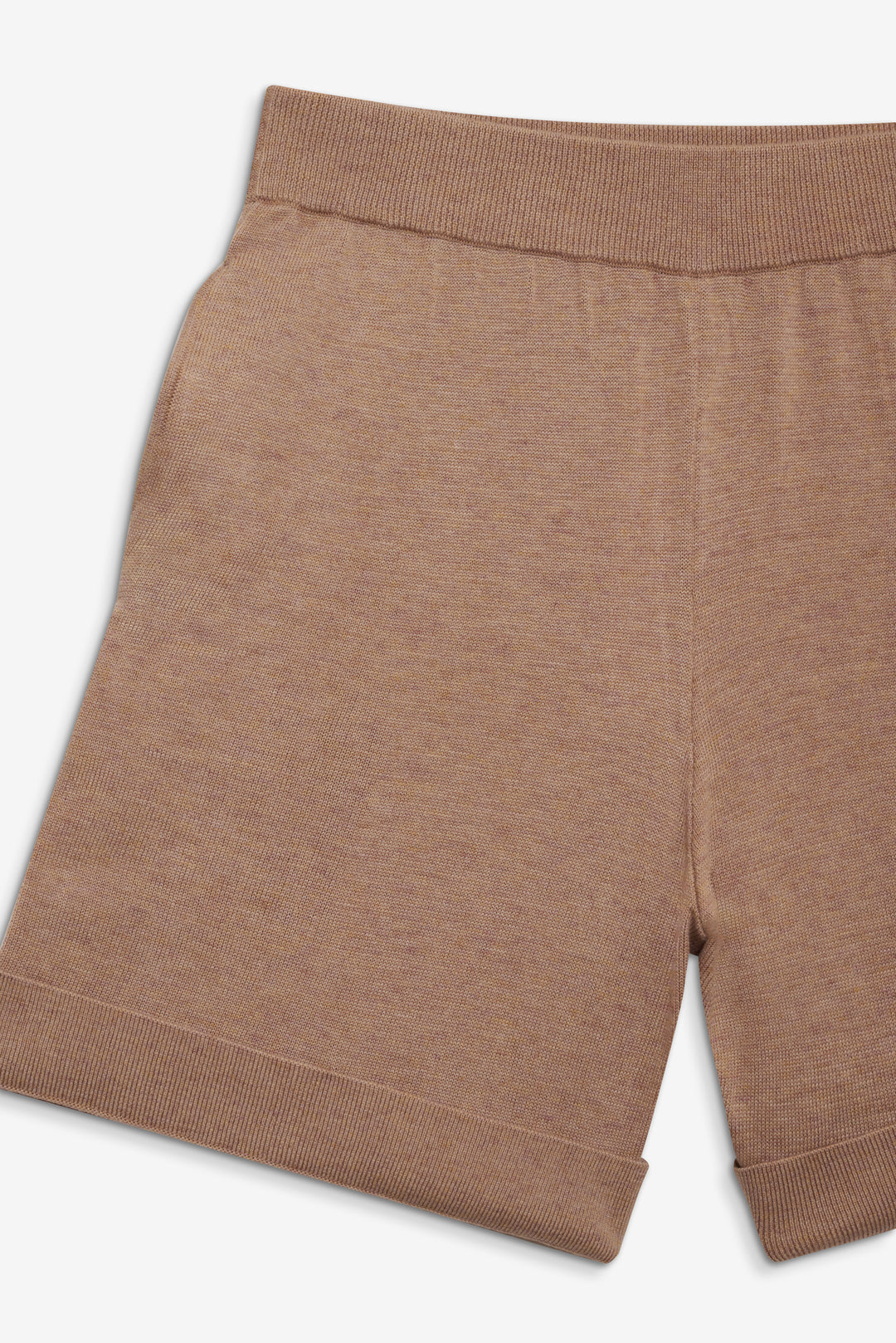 Cassidy Knit Shorts — Brown