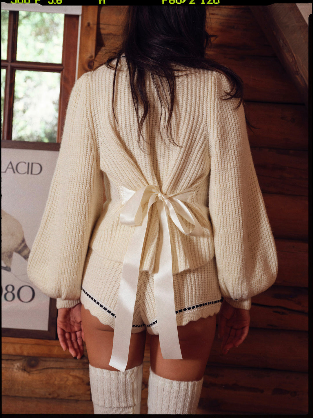 Jeannette Sleep Short — Cream