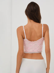 Isabeau Sleep Top — Pink