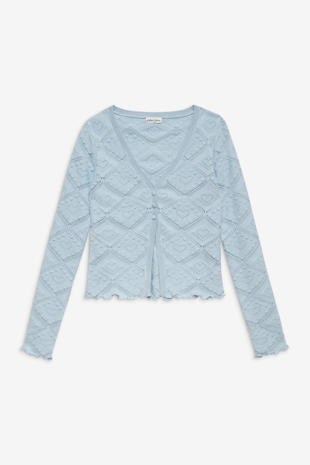 Coco Knit Cardigan — Baby Blue