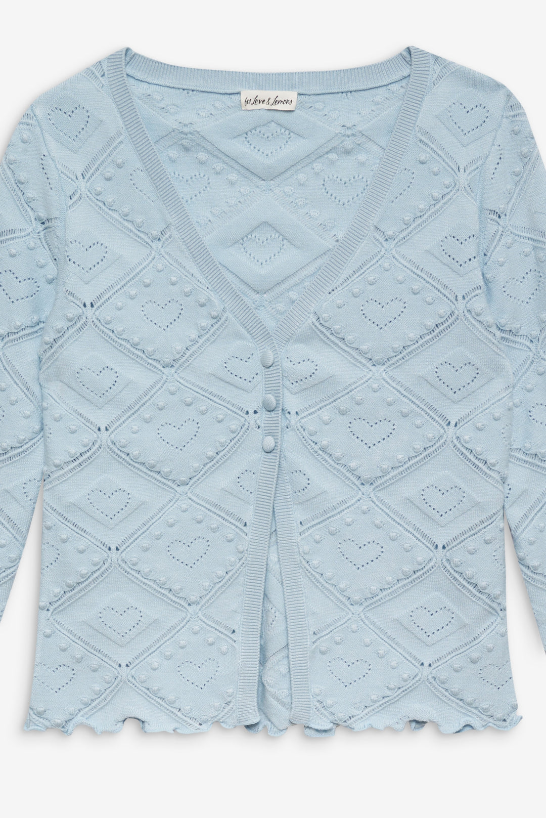 Coco Knit Cardigan — Baby Blue