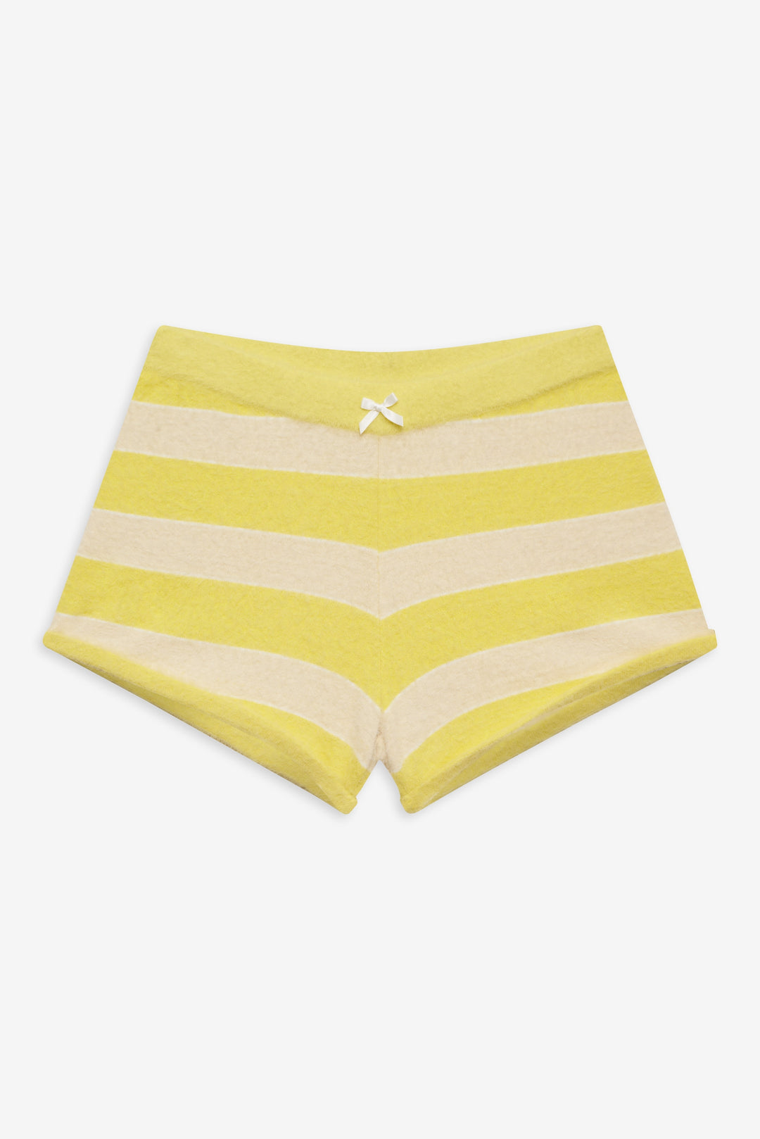 Sleepy Stripe Shorts — Yellow