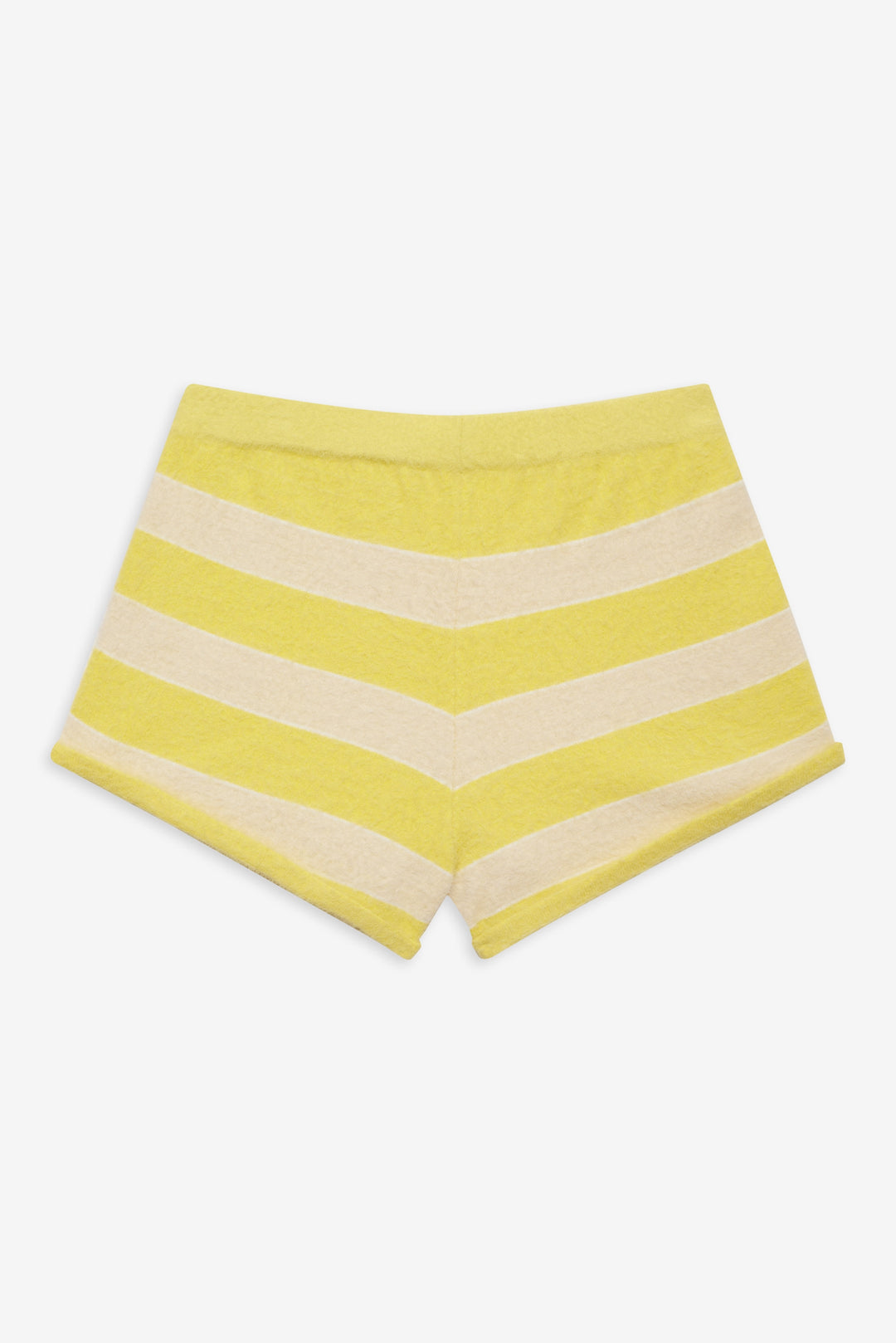 Sleepy Stripe Shorts — Yellow