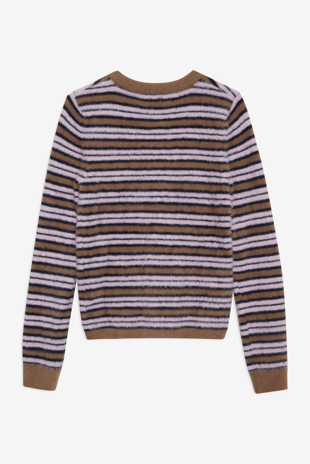 Nora Striped Cardigan — Blue