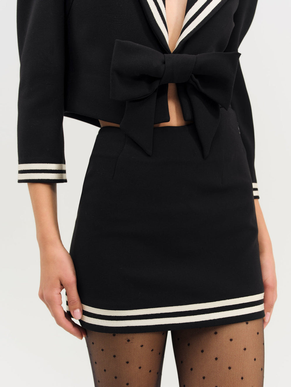 Josie Micro Mini Skirt — Black