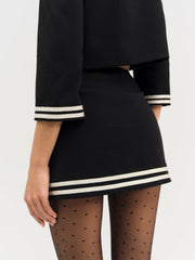 Josie Micro Mini Skirt — Black