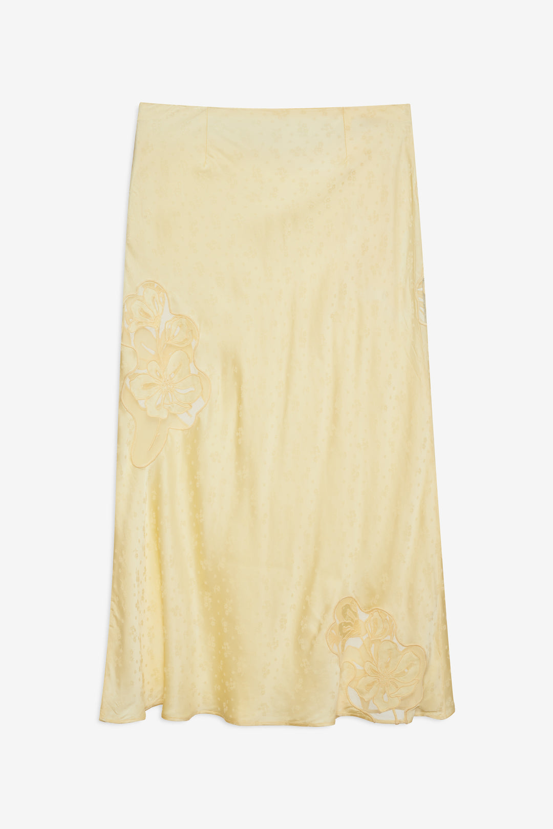 Sunrise Midi Skirt — Yellow