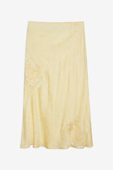 Sunrise Midi Skirt — Yellow