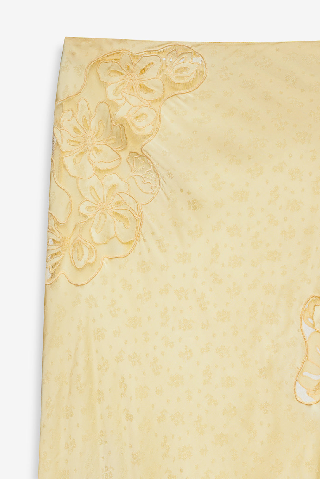 Sunrise Midi Skirt — Yellow