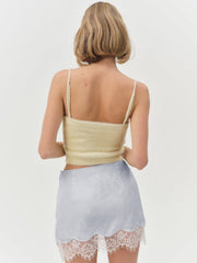 Madalie Slip Skirt — Blue