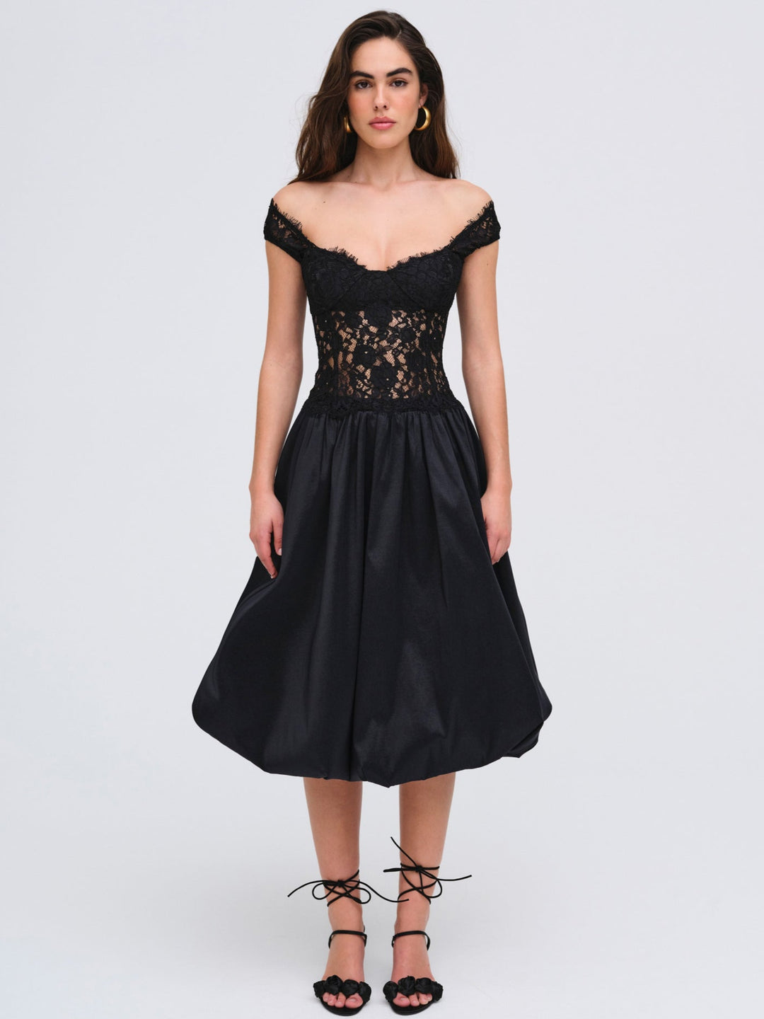 Waverley Midi Skirt — Black