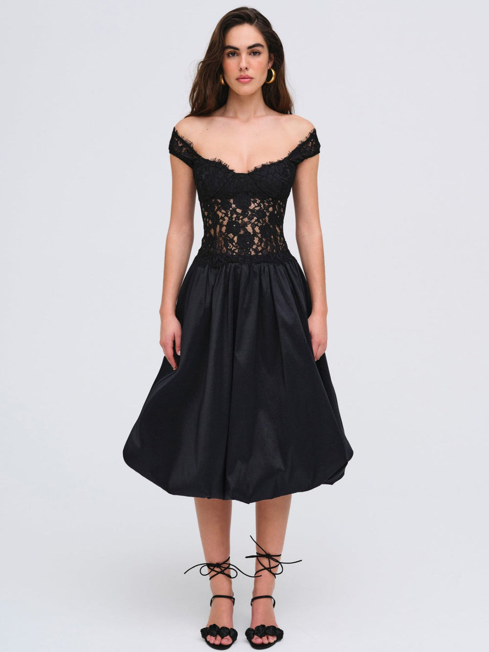 Waverley Midi Skirt — Black