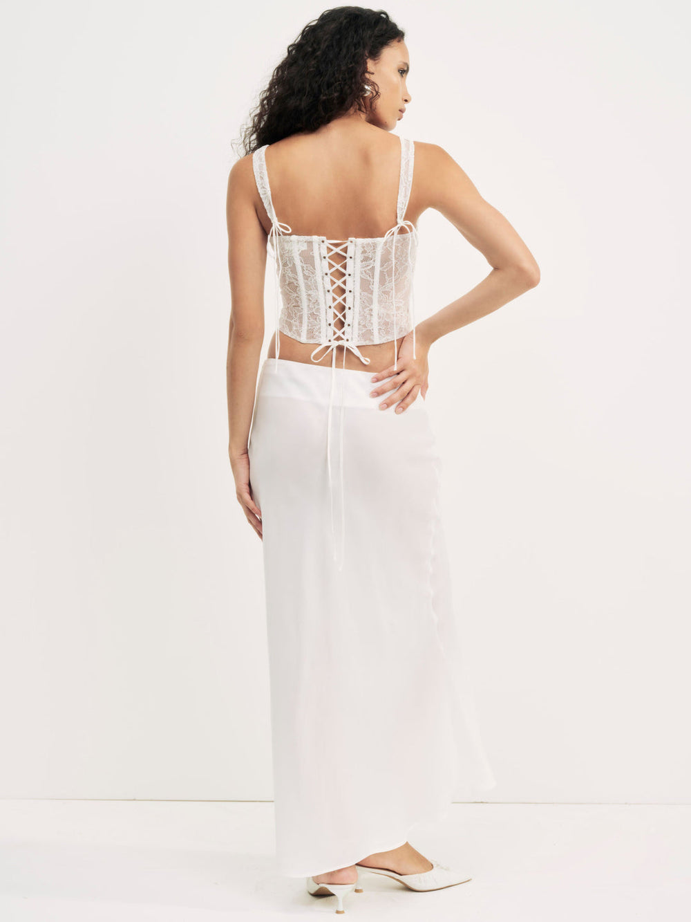 Lena Maxi Skirt — Cream