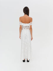 Claudia Maxi Skirt — White