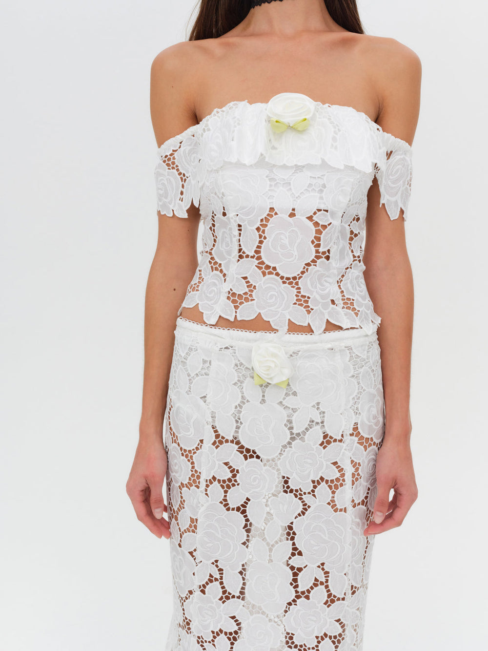 Claudia Maxi Skirt — White