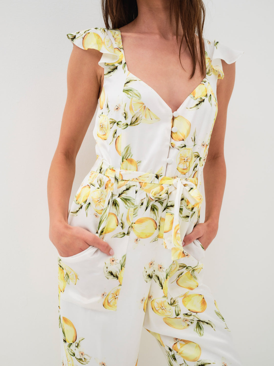Limonada Jumpsuit — Yellow