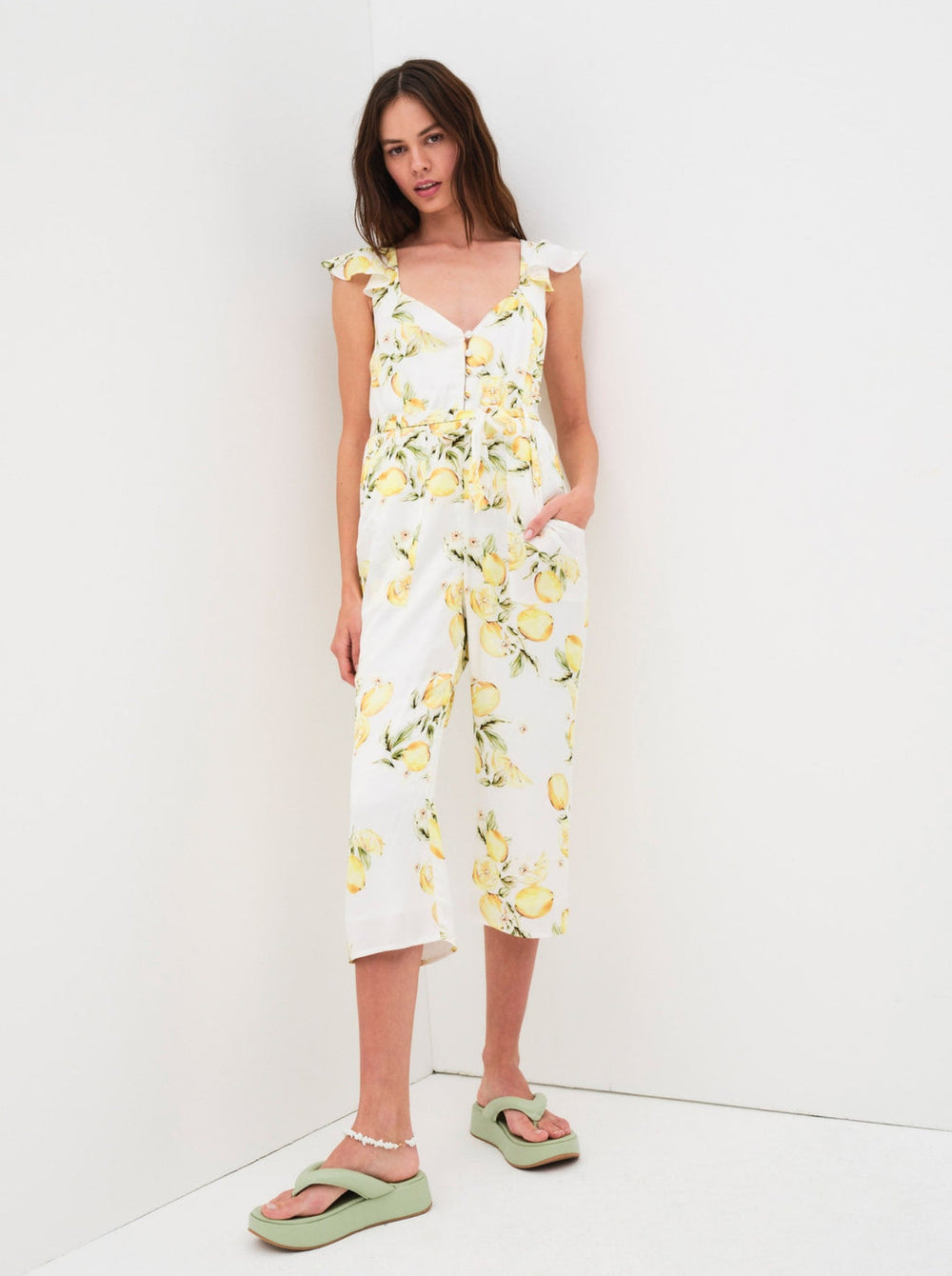 Limonada Jumpsuit — Yellow