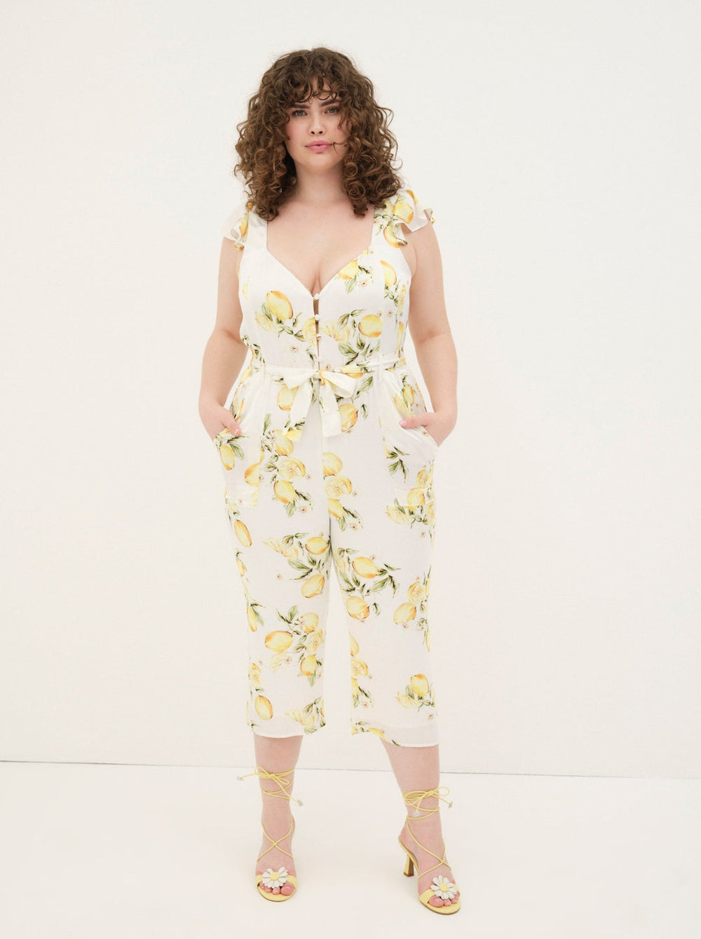 Limonada Jumpsuit — Yellow