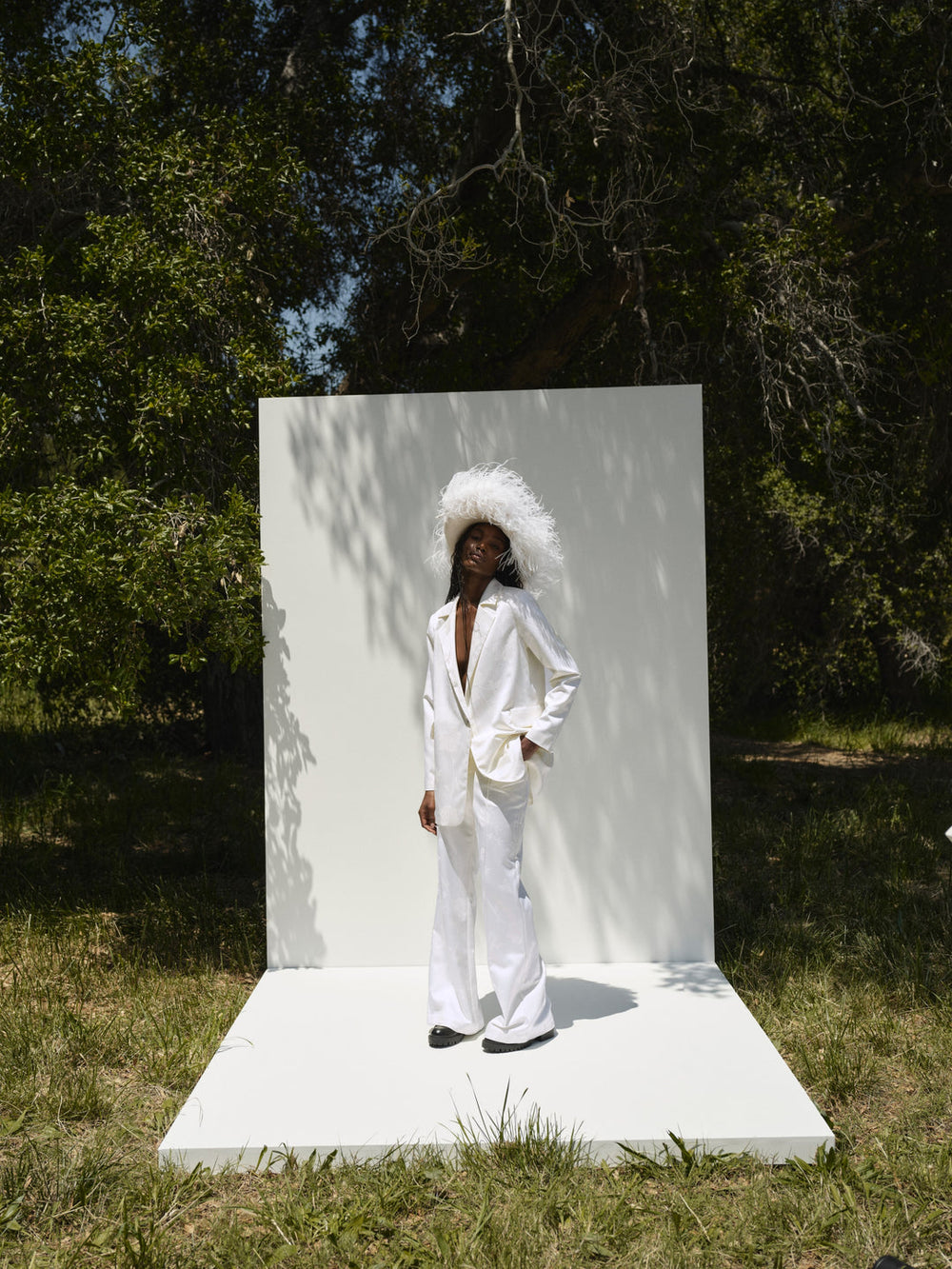 Ruth Wide-Leg Pant — White