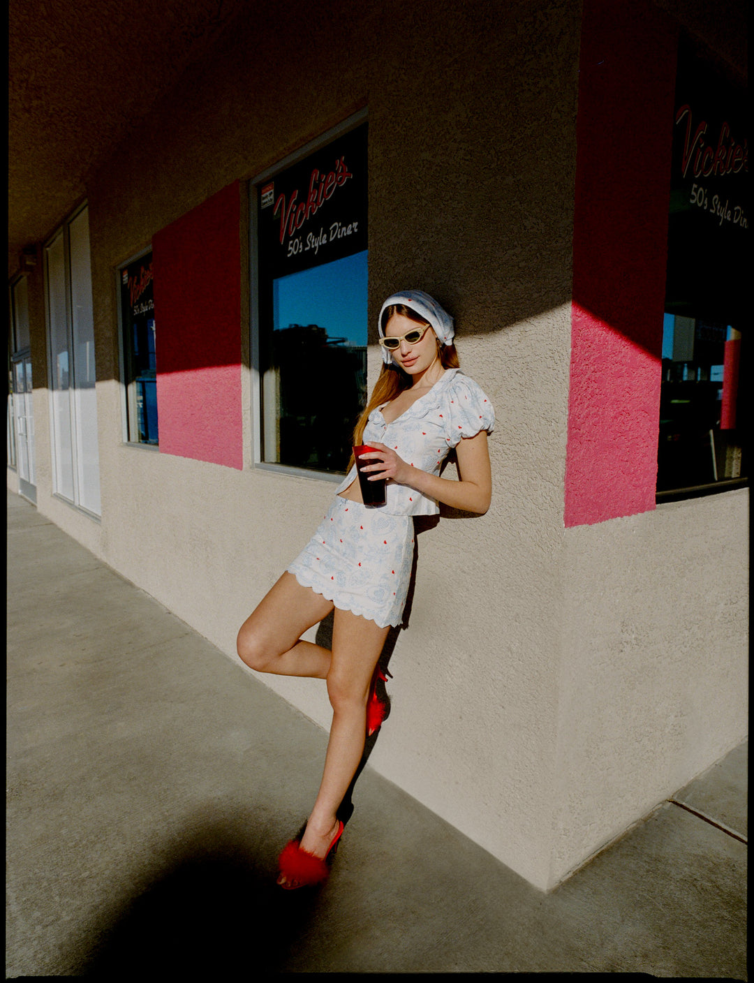 Livia Linen Mini Skirt — White