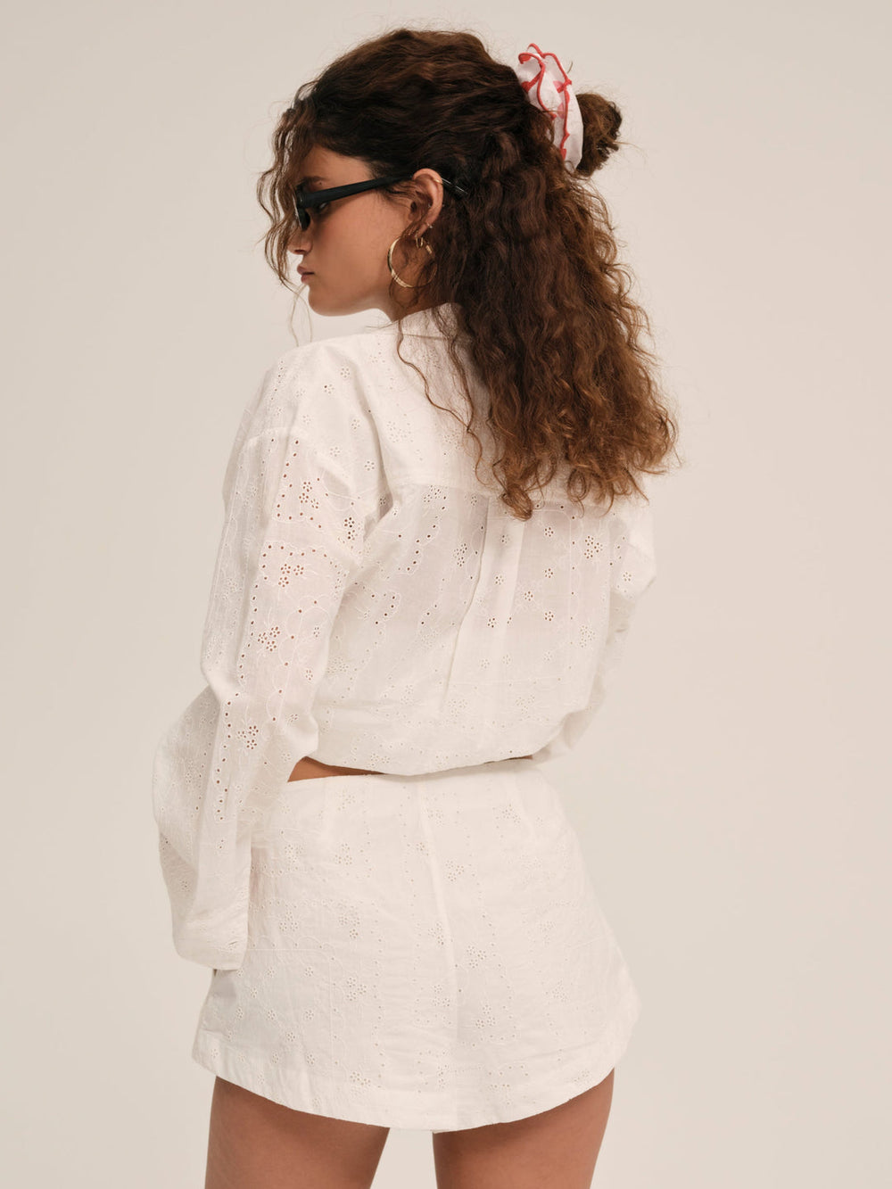 Handkerchief Short — White