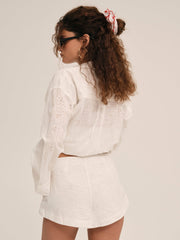 Handkerchief Short — White