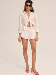 Handkerchief Short — White