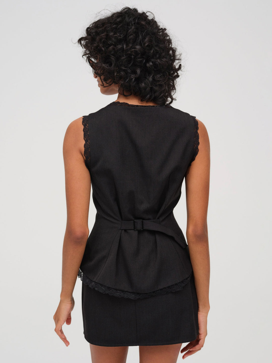 Shawna Mini Skirt — Black