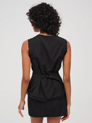 Shawna Mini Skirt — Black