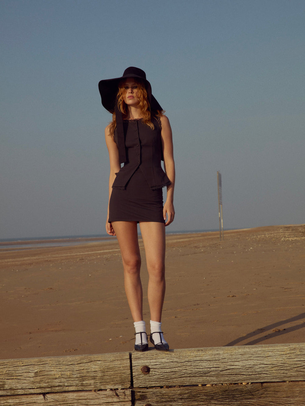 Shawna Mini Skirt — Black