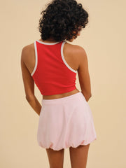 Elanah Mini Skirt — Pink