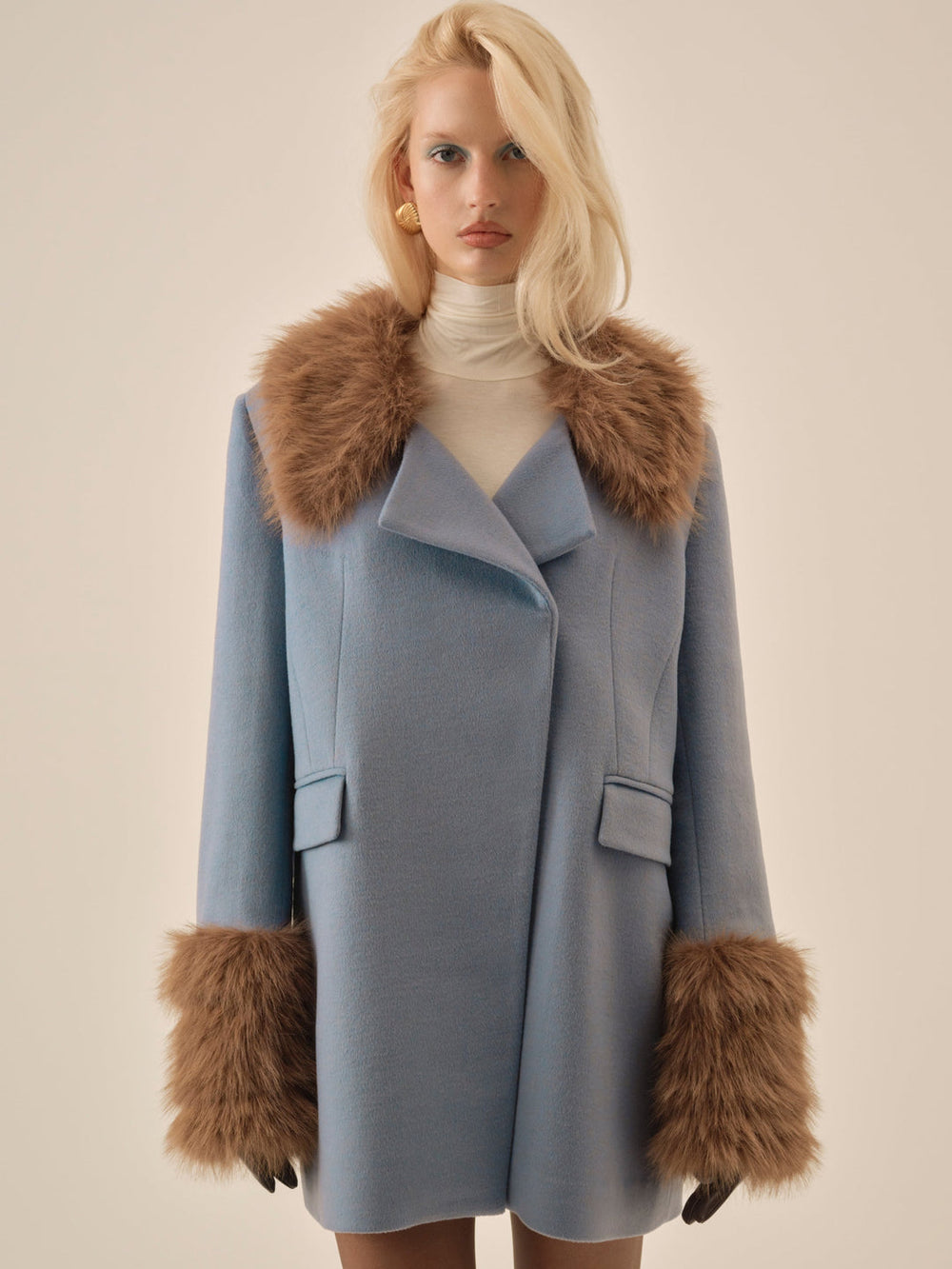 Jackie Coat — Blue